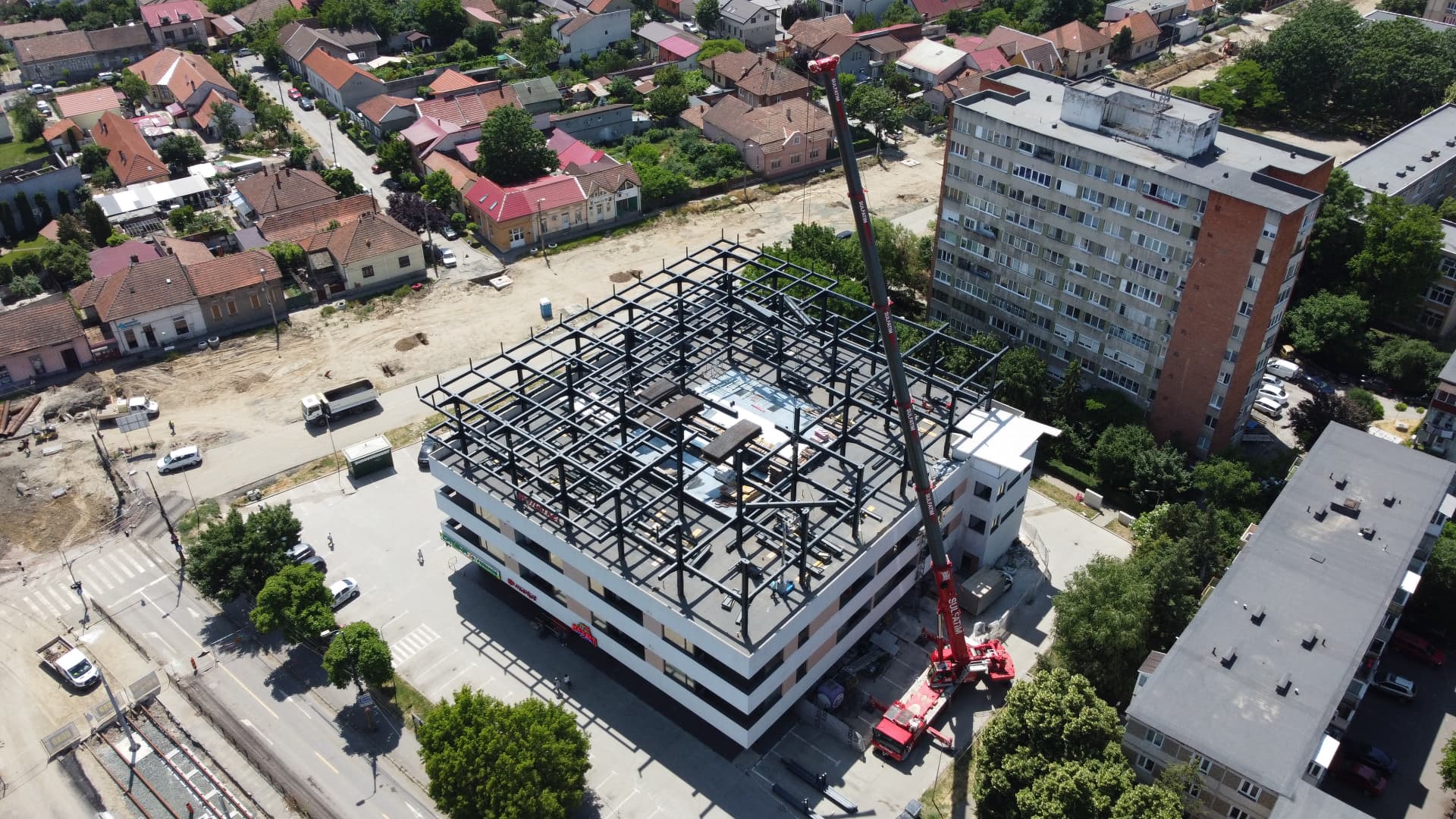 Structura metalica Carrefour, Timisoara